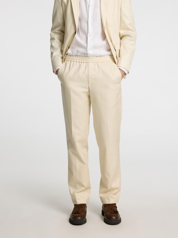 SELECTED Hose Herren Größe 44 beige