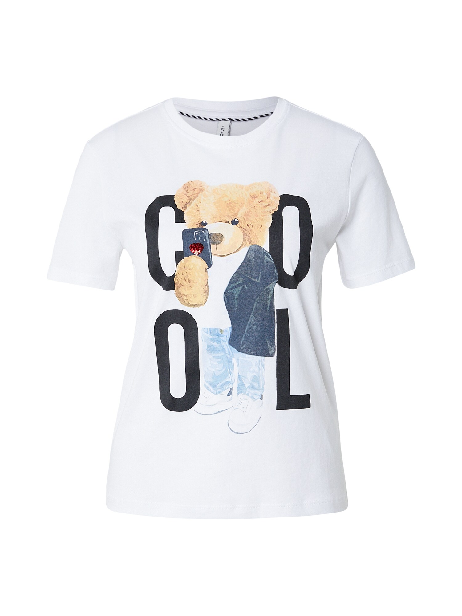 ONLY Tricou  bej / safir / negru / alb