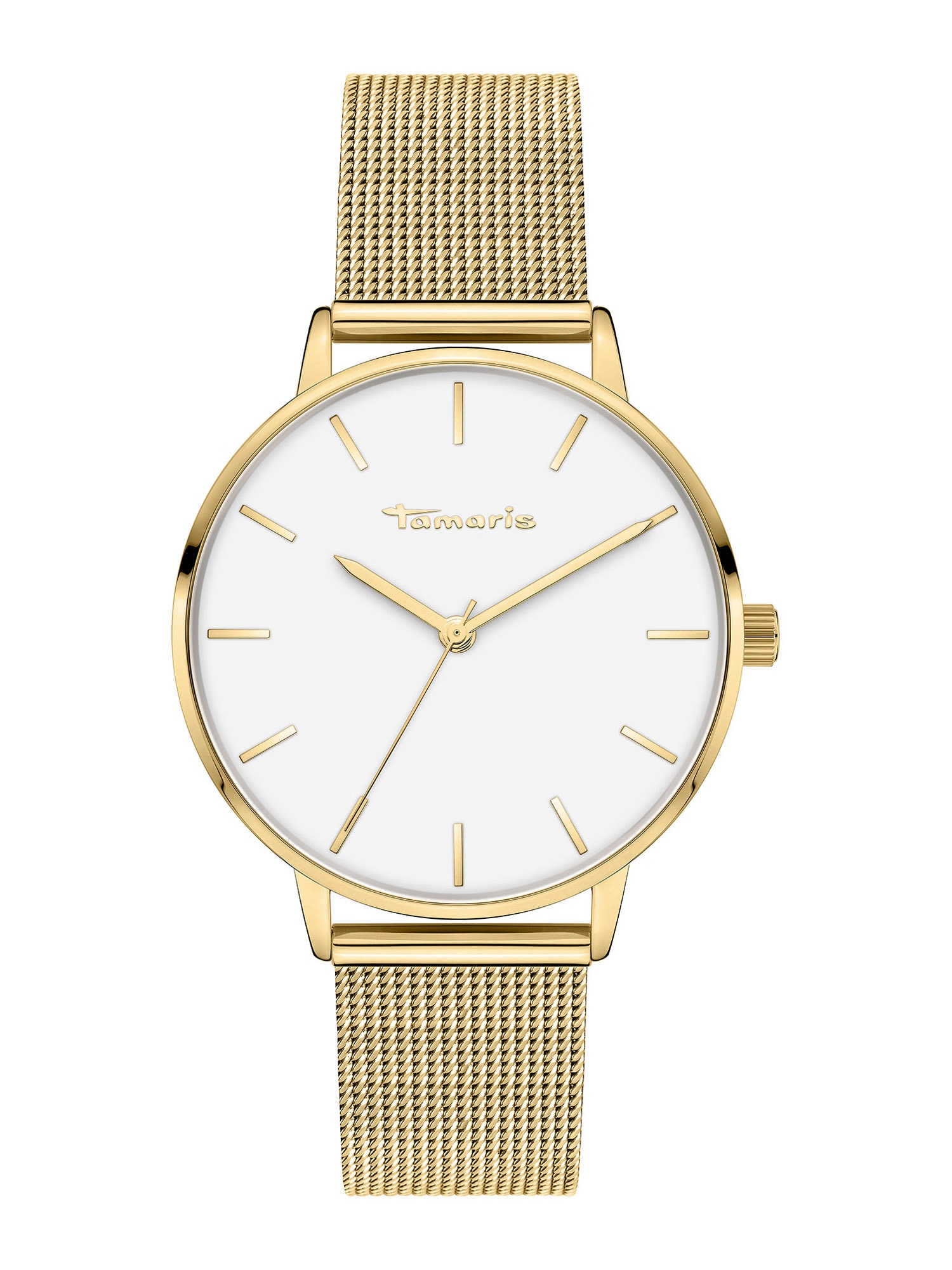 TAMARIS Analoginis (įprasto dizaino) laikrodis auksas / balta