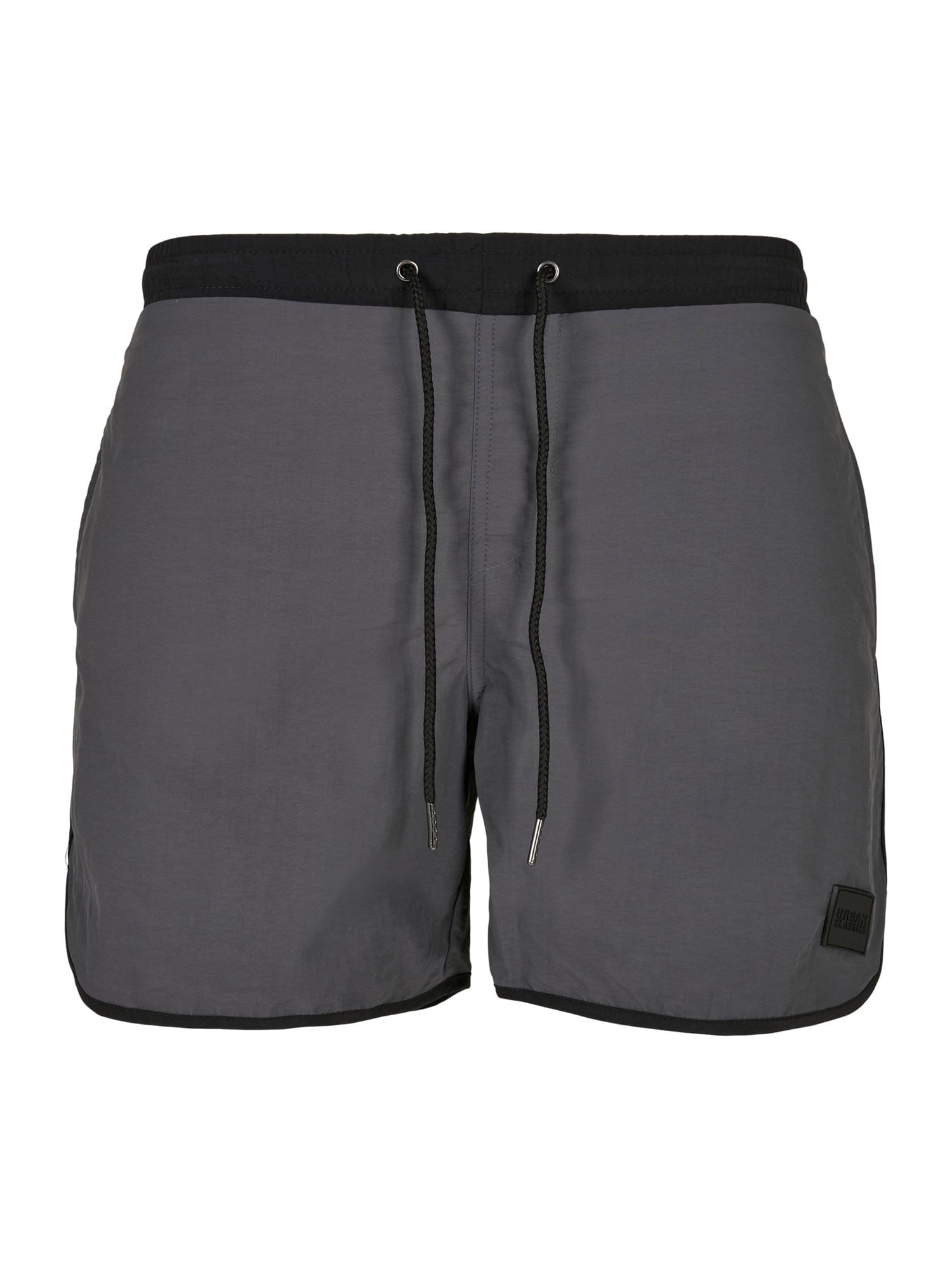 Urban Classics Kratke kopalne hlače  temno siva / črna