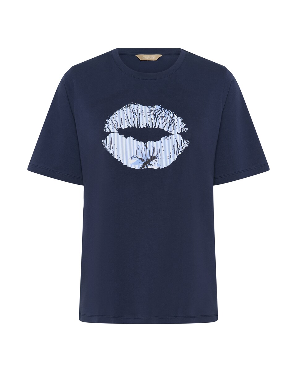 T-shirt 'CUKula' marinblå