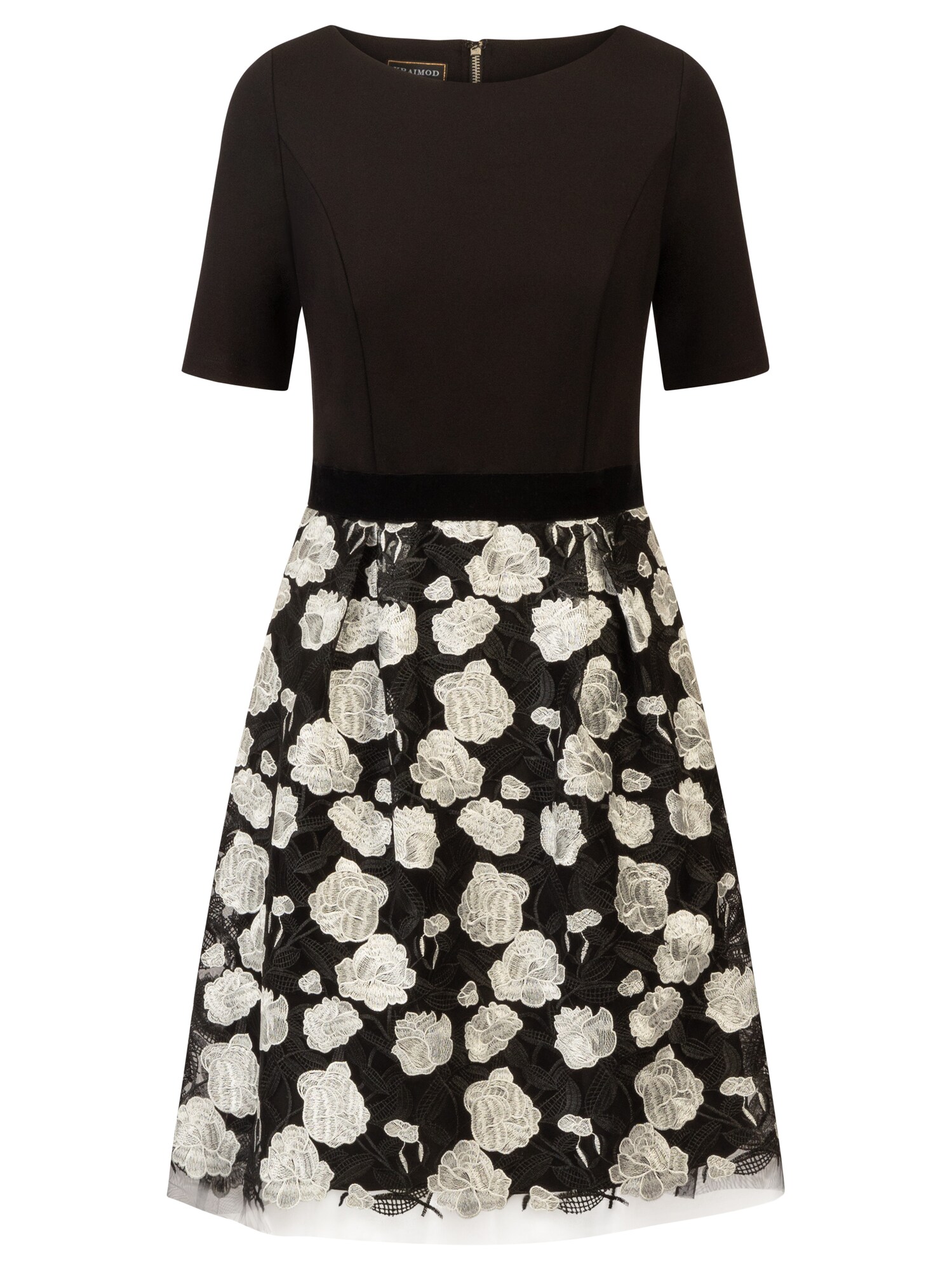 Kraimod Rochie de cocktail  crem / negru