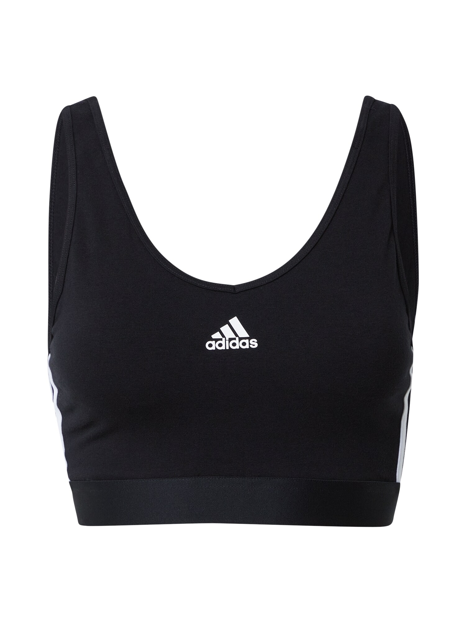 ADIDAS SPORTSWEAR Sportmelltartók 'Essentials 3-Stripes'  fekete / fehér akciós termékkép 1