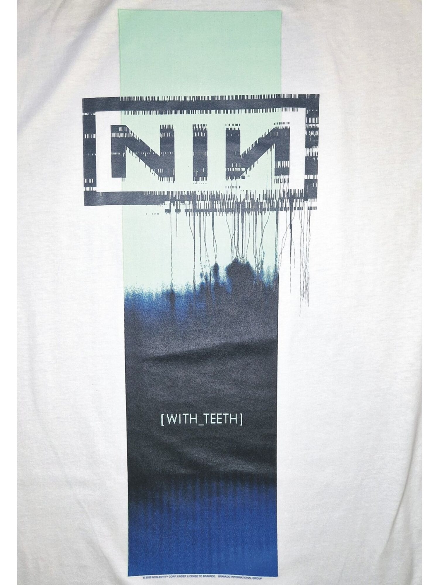 NINE INCH NAILS Camiseta 'Nine Inch Nails With Teeth T-Shirt' blanco – imagen 3