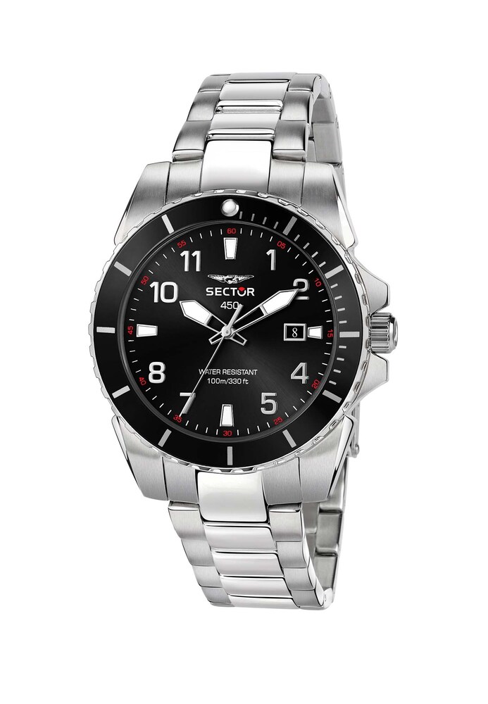 SECTOR Uhr Herren Größe One Size schwarz / silber