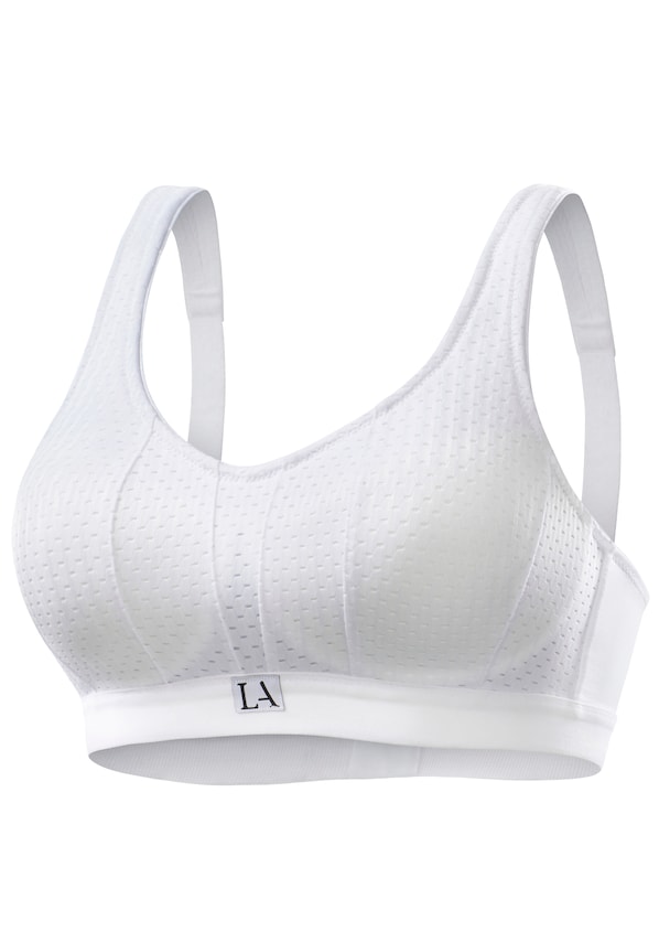 LASCANA ACTIVE, Sportmelltartók, fehér, 1 kép a 1 közül