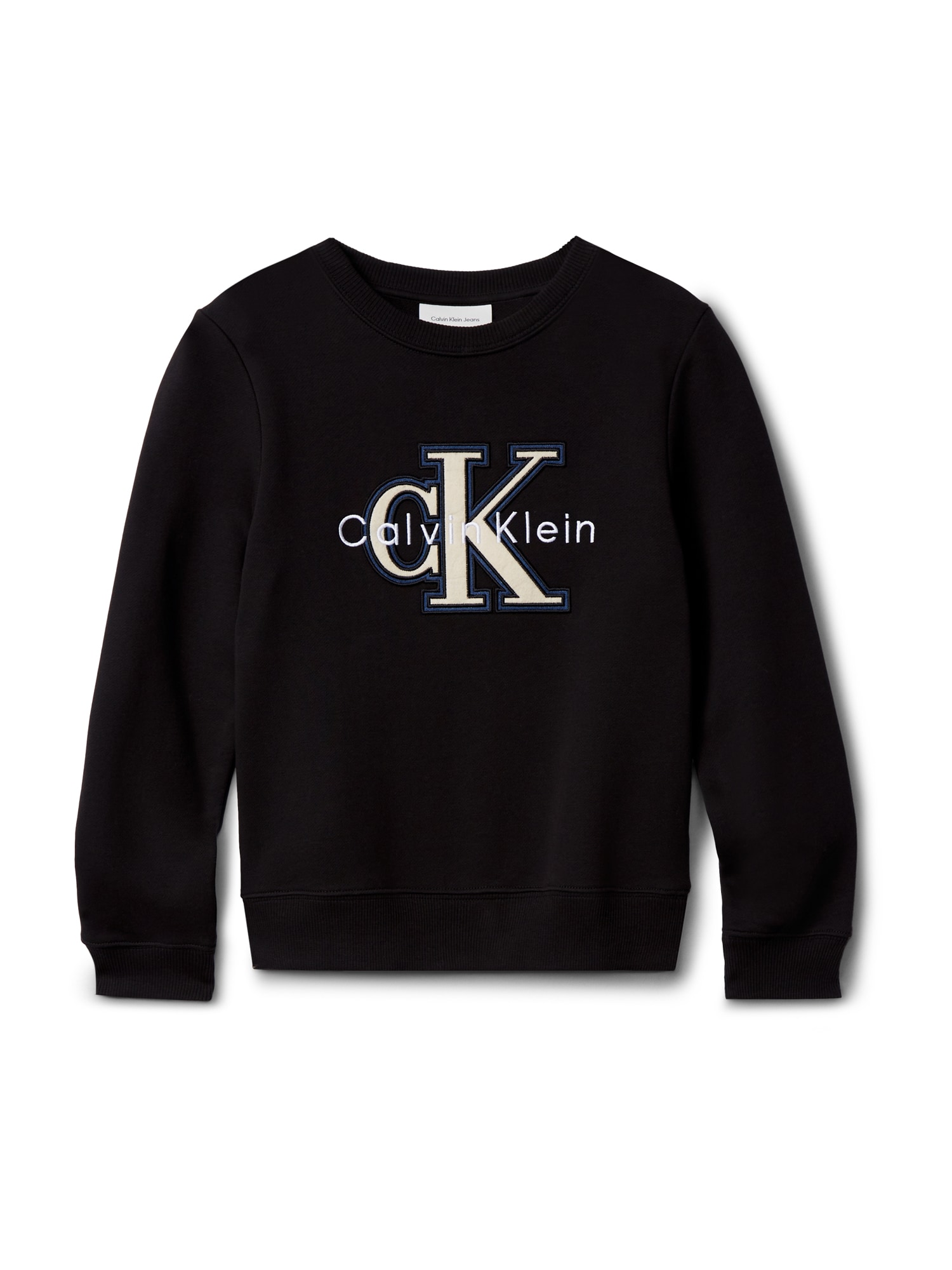 Calvin Klein Jeans Tréning póló 'FESTIVE'  krém / tengerészkék / fekete / fehér akciós termékkép 1