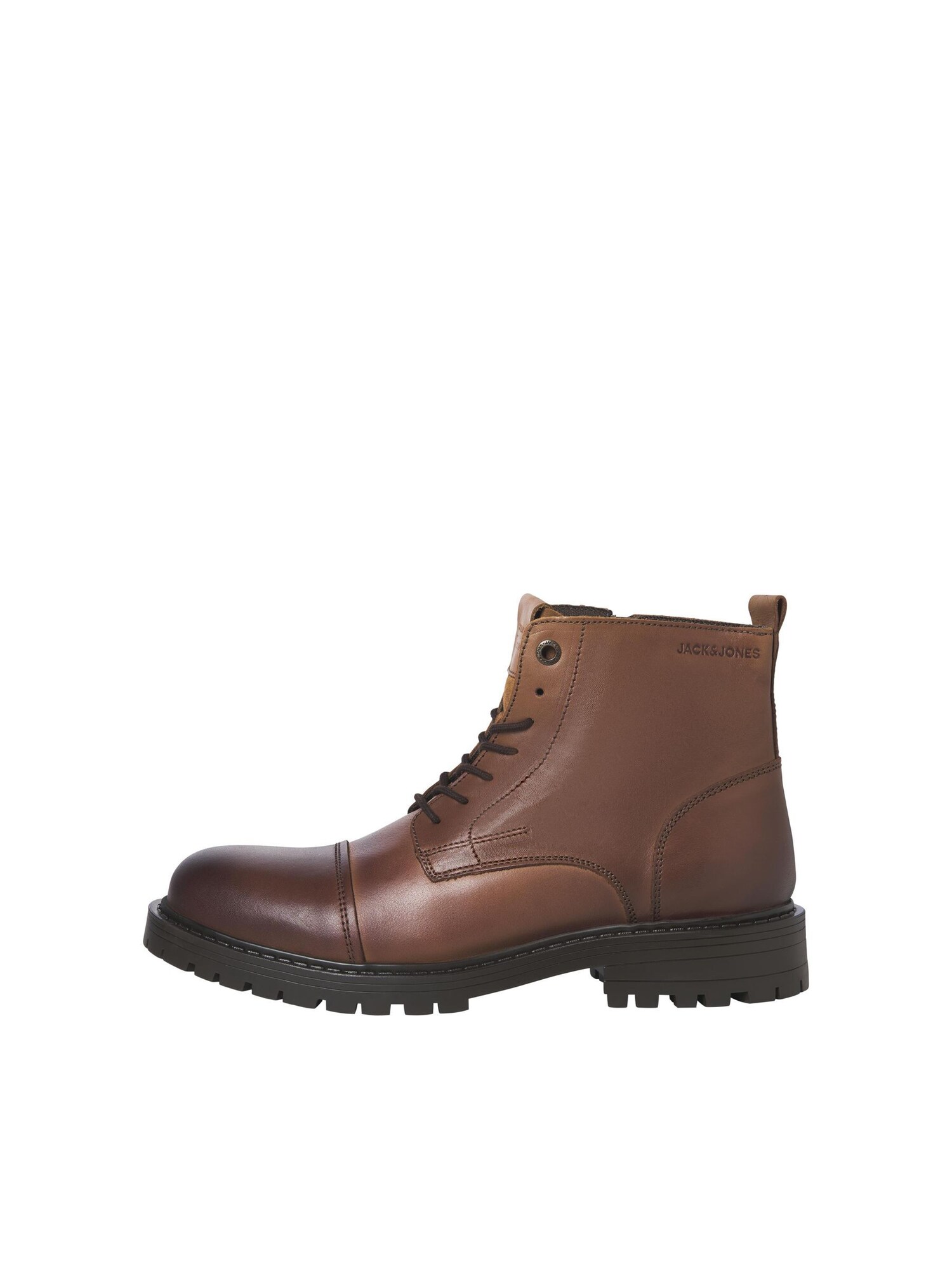 JACK & JONES Bocanci cu șireturi JFWTremor  maro coniac