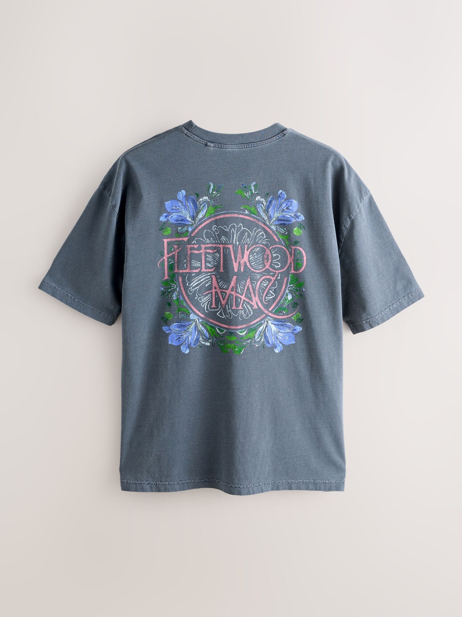 Next Tričko  modrá / čadičová / zelená / svetloružová (obrázok 3)