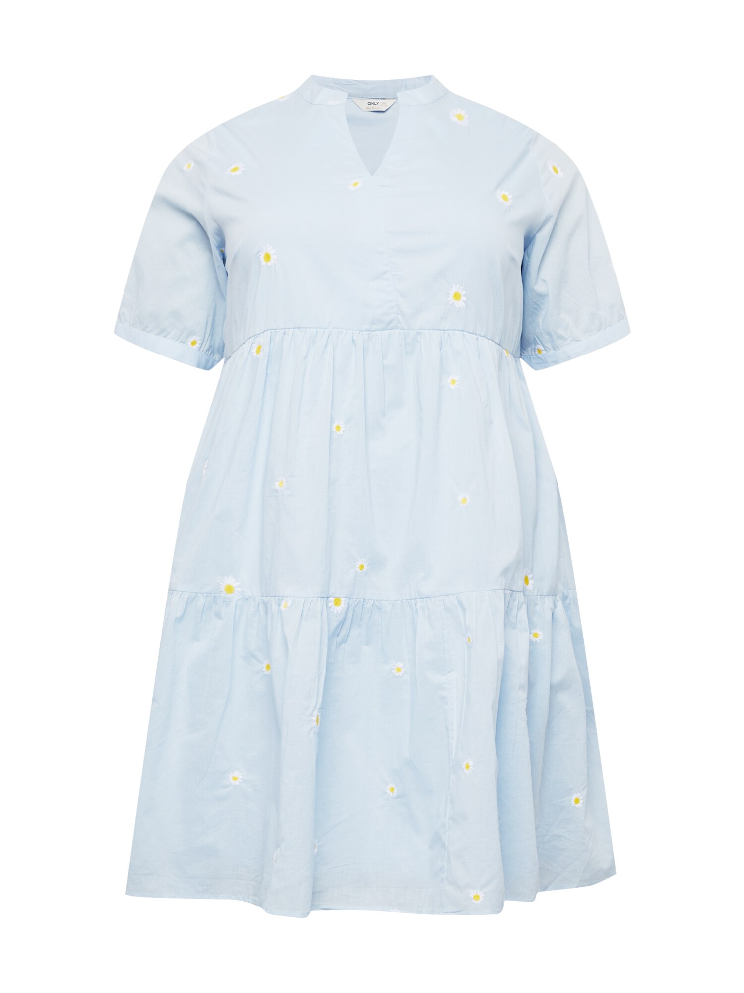 ONLY Curve Palaidinės tipo suknelė šviesiai mėlyna / balta / geltona