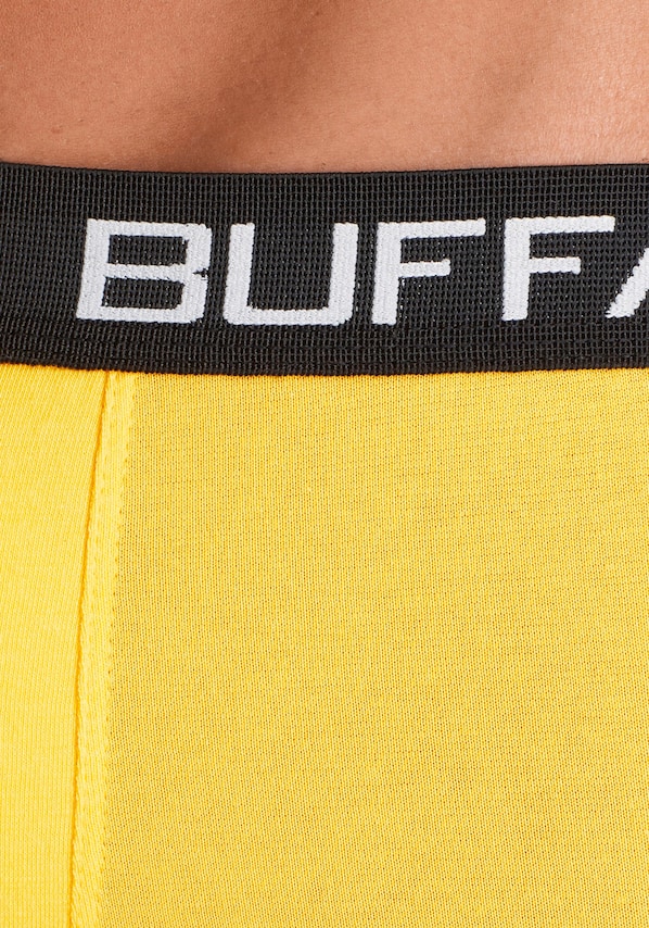 BUFFALO, Boxeralsók, sárga, lila & piros, 12 kép a 12 közül