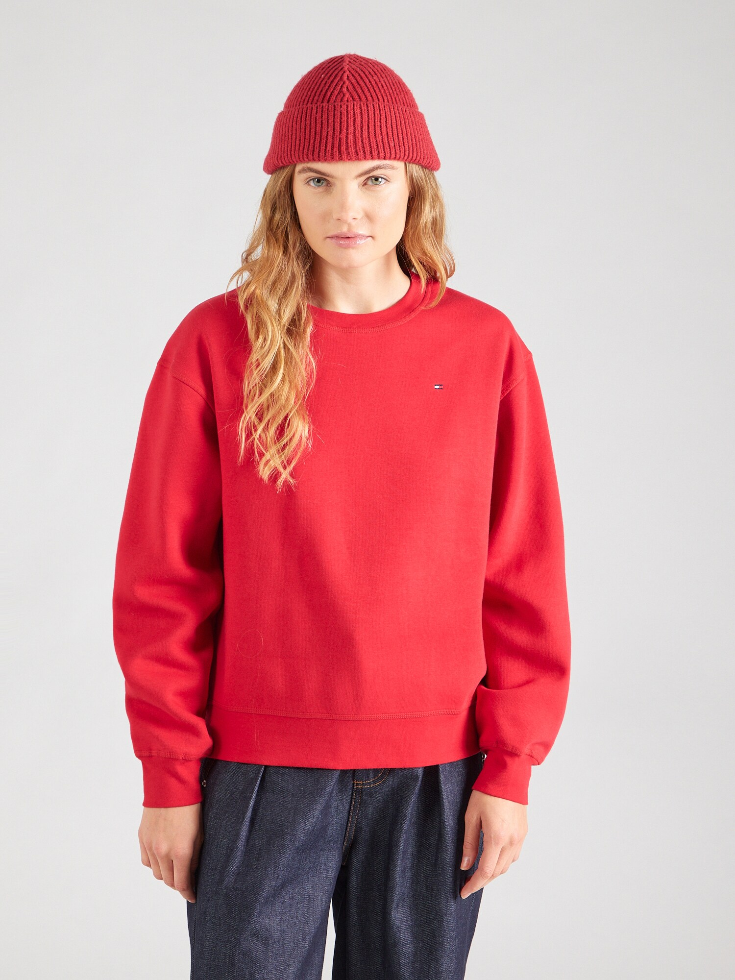TOMMY HILFIGER Tréning póló  vérvörös termék 2. képe