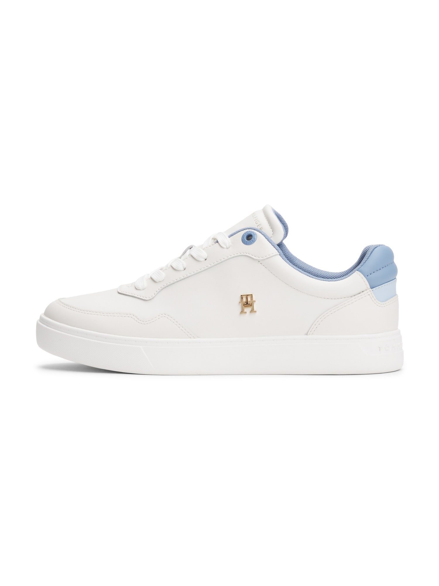 TOMMY HILFIGER Sneaker low ESSENTIAL  ecru / albastru deschis