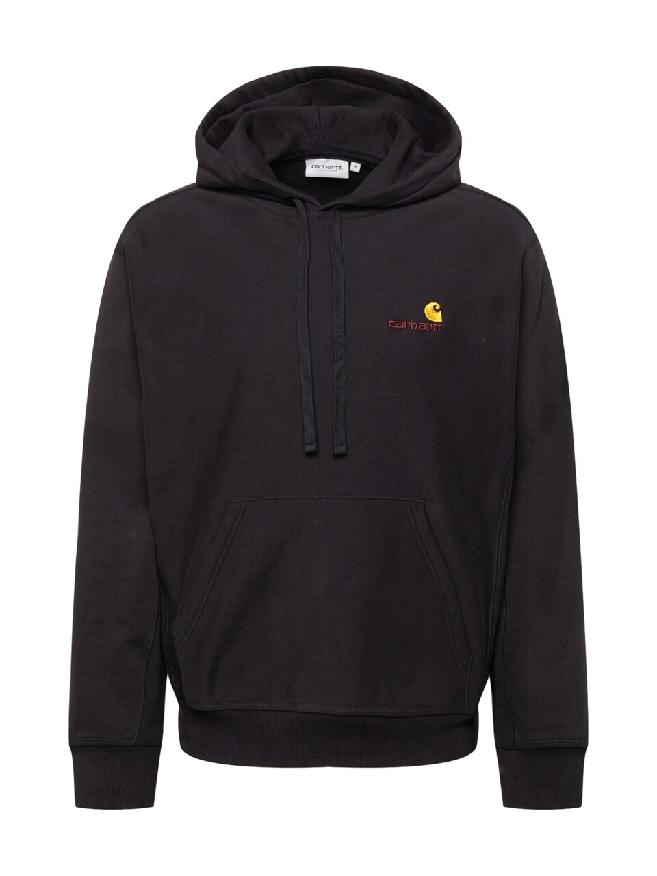 Sweatshirt 'American Script' guldgul / roströd