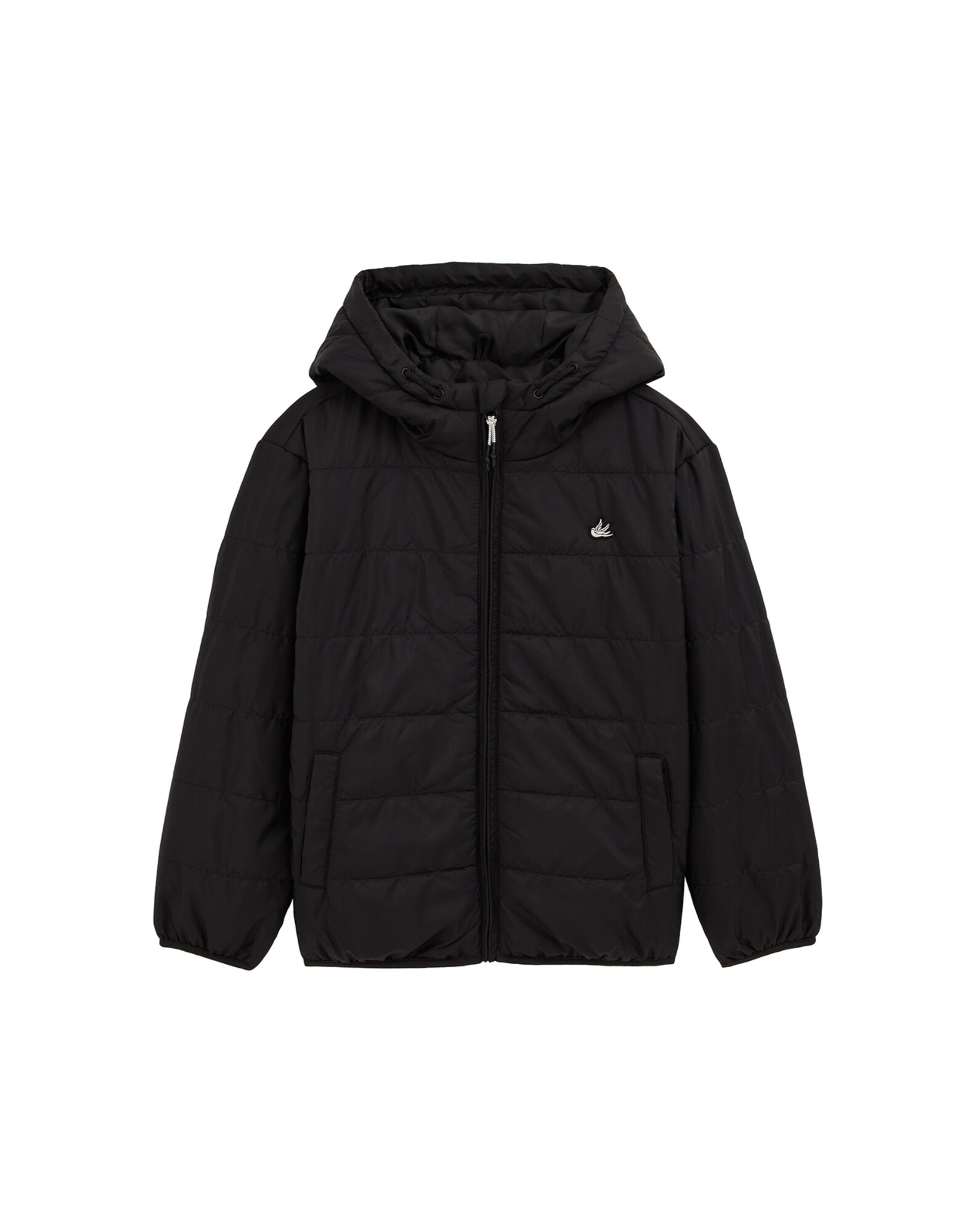 WE Fashion Geacă de primăvară-toamnă  negru