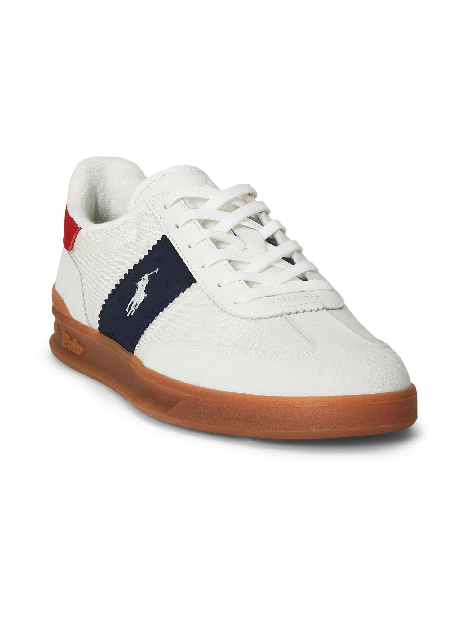 Polo Ralph Lauren Nízke tenisky 'AERA'  námornícka modrá / červená / biela