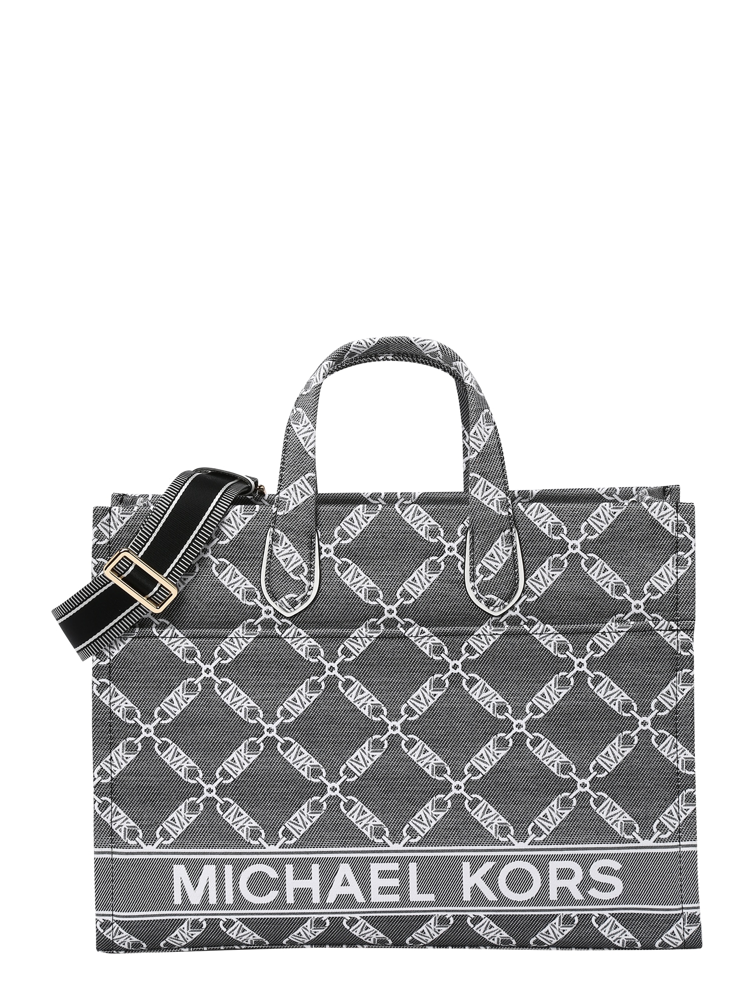 MICHAEL Michael Kors Shopper táska 'GIGI'  fekete / fehér