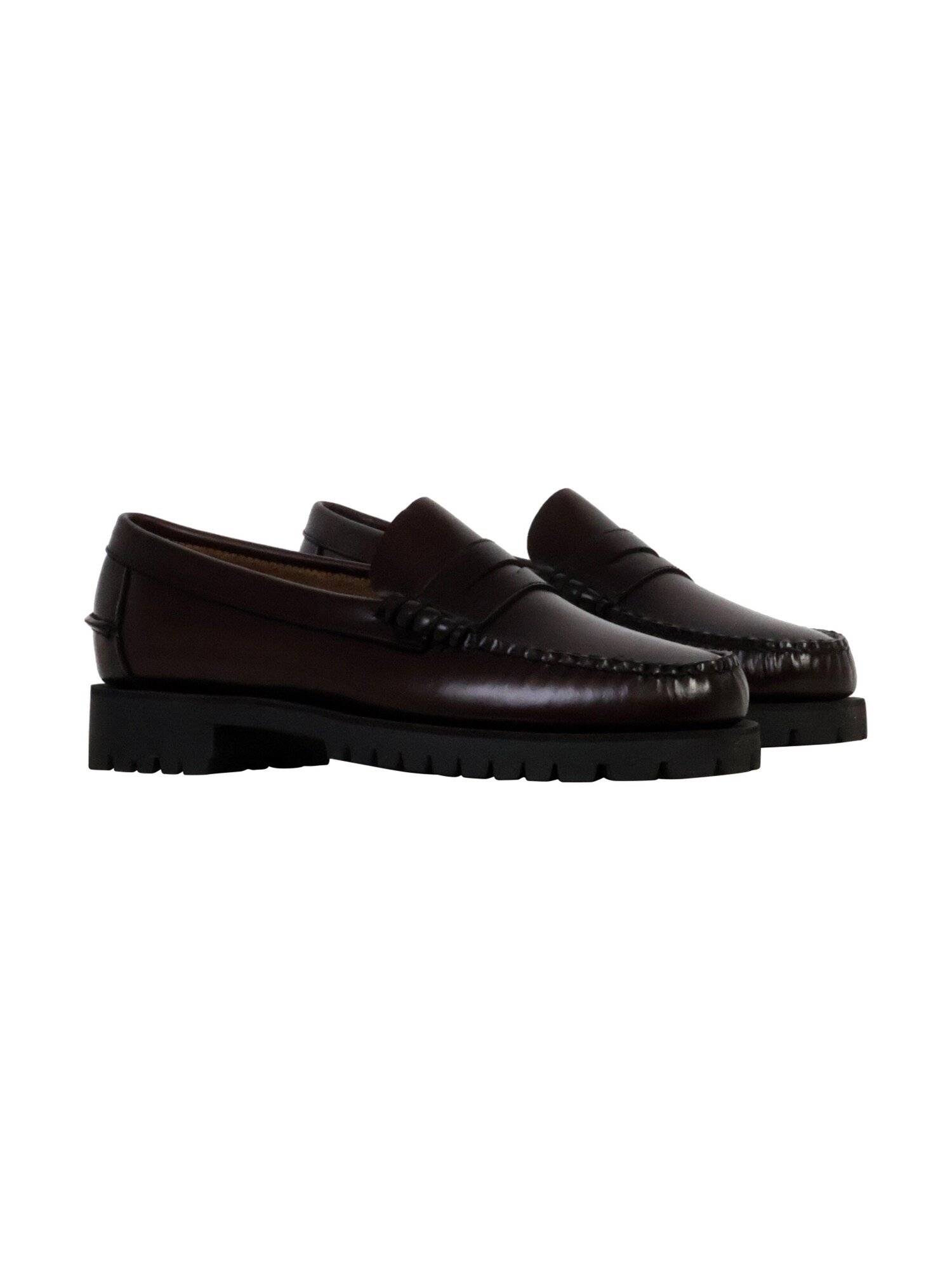 SEBAGO Zapatos con cordón 'Sebago Docksides Dan Lug W aus Leder' marrón – imagen 3