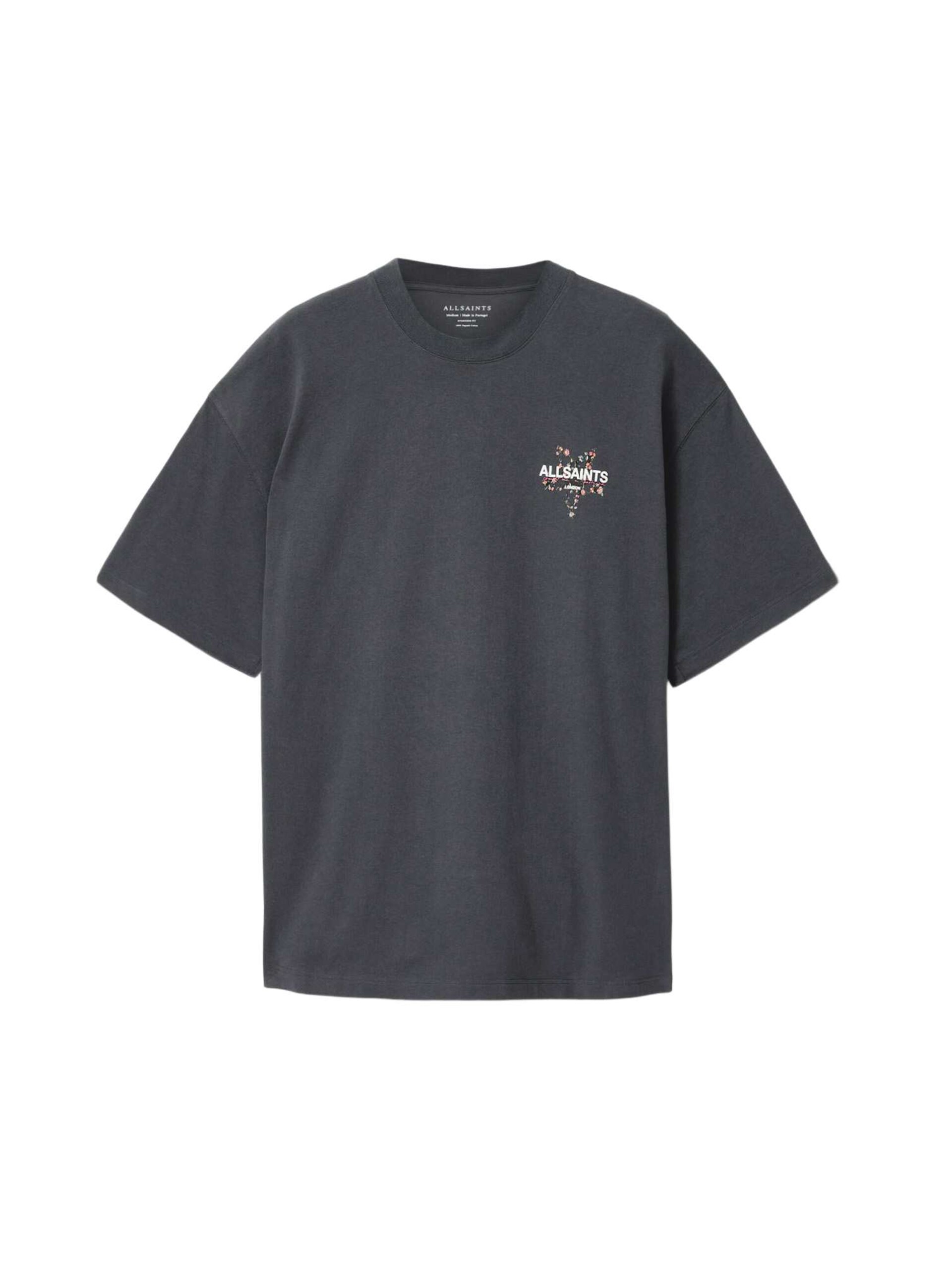 AllSaints T-shirt 'PENTACLE' grön / rosa / svart herr