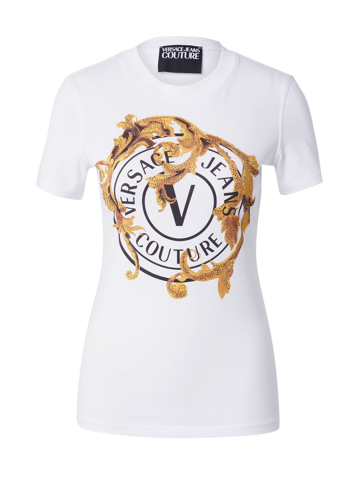 Versace Jeans Couture Póló  karamell / sötétsárga / fekete / fehér akciós termékkép 1