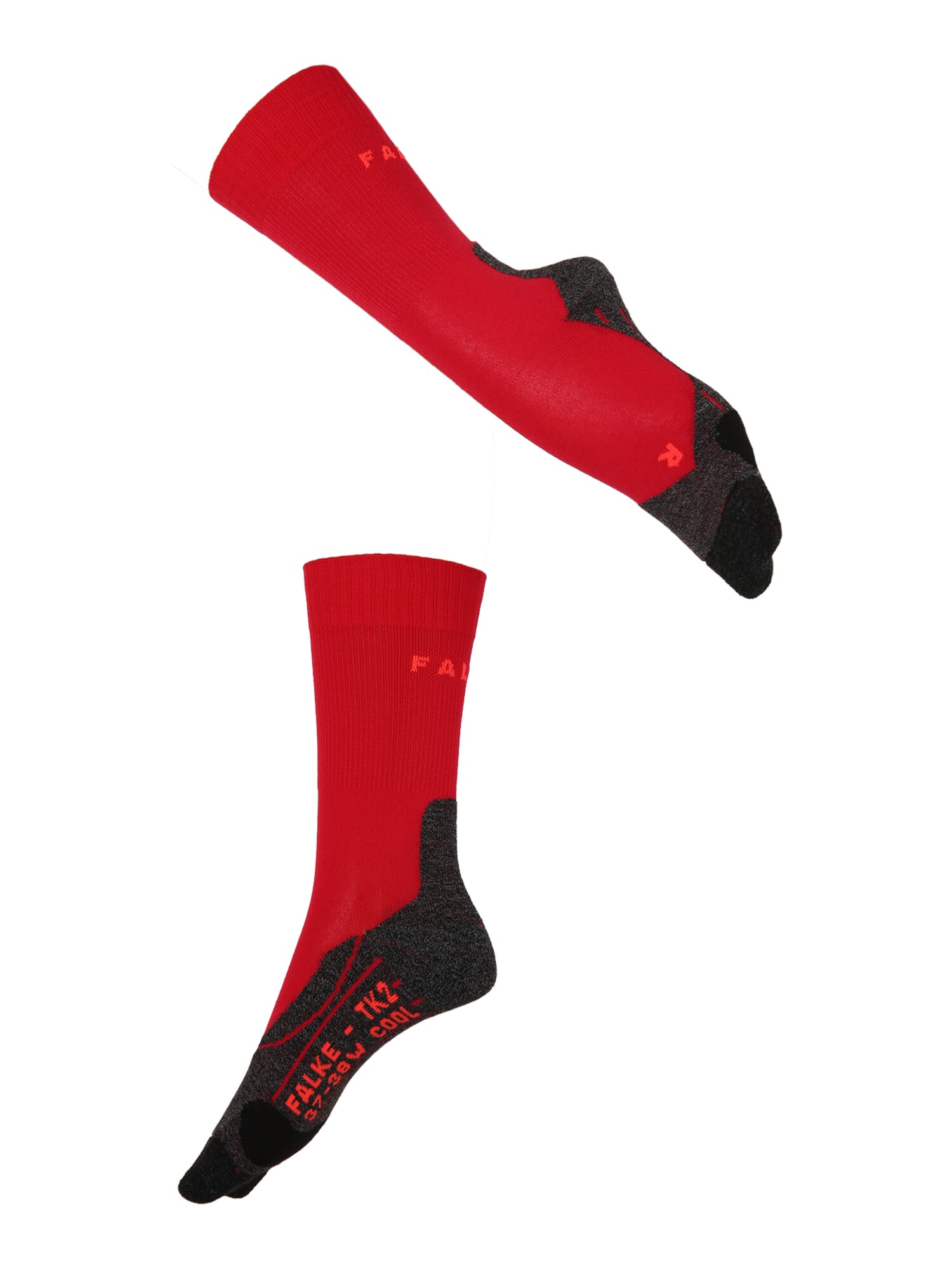 FALKE Calcetines deportivos gris moteado / magenta / negro – imagen 3