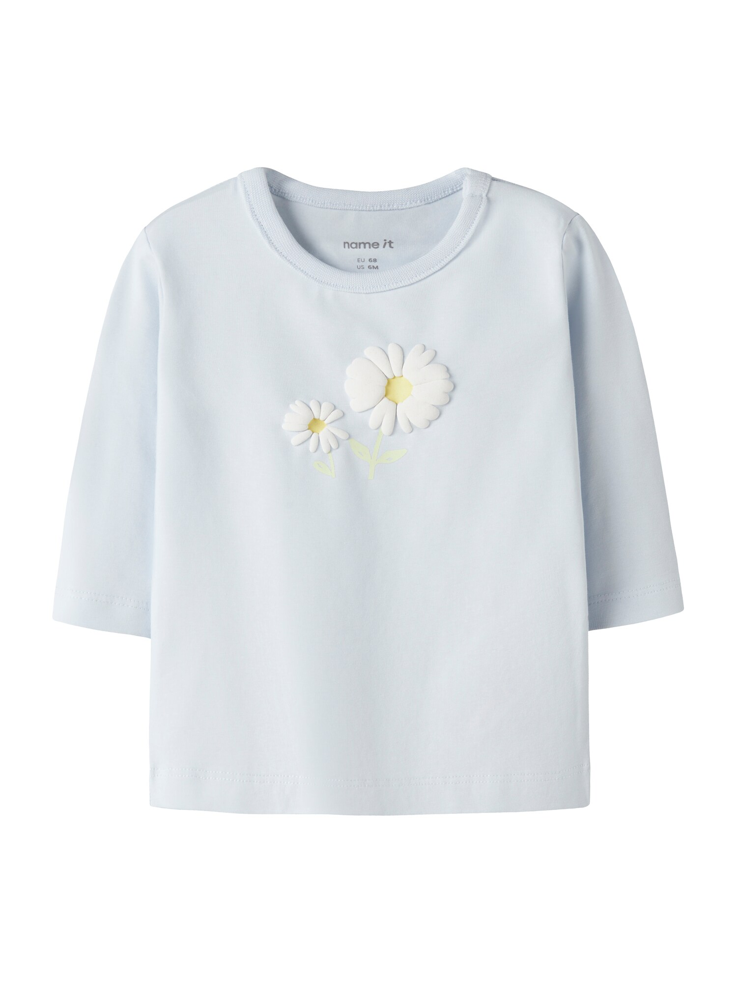 NAME IT Tricou NBFVUBIE  albastru pastel / galben / alb