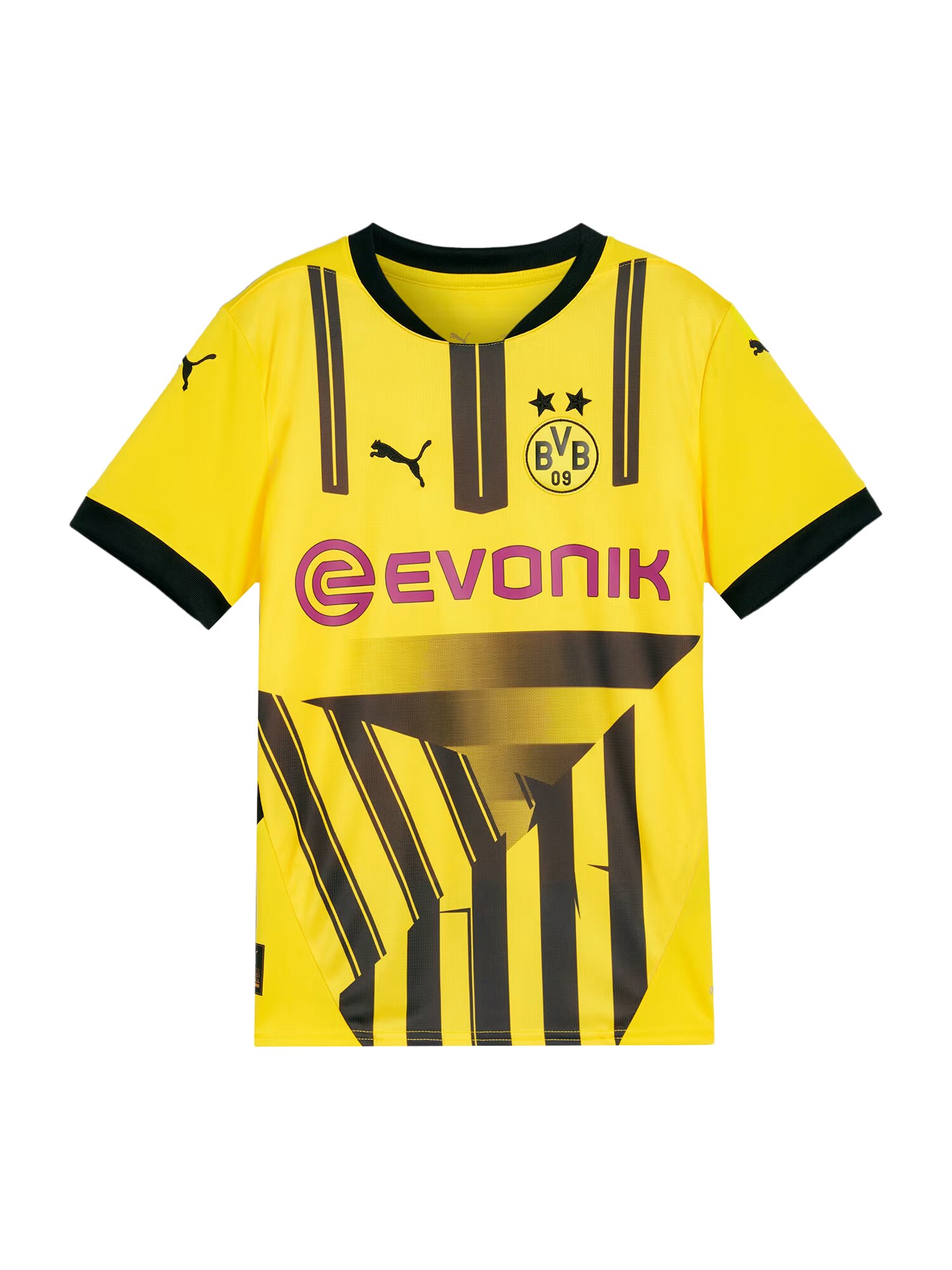 PUMA Funkčné tričko 'BVB Cup'  žltá / fialová / čierna