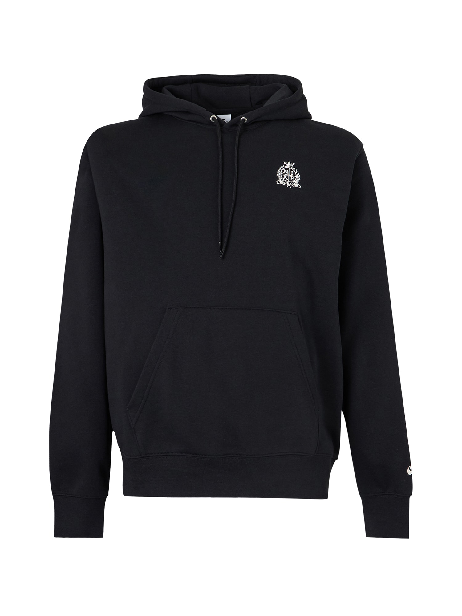 Nike Sportswear Bluză de molton negru / alb