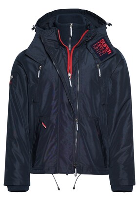 Superdry Winterjas ‘Mountain SD’ Marine / Vuurrood