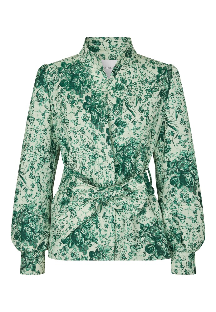 Dea Kudibal Übergangsjacke 'Anitta' Damen Größe S grün / weiß