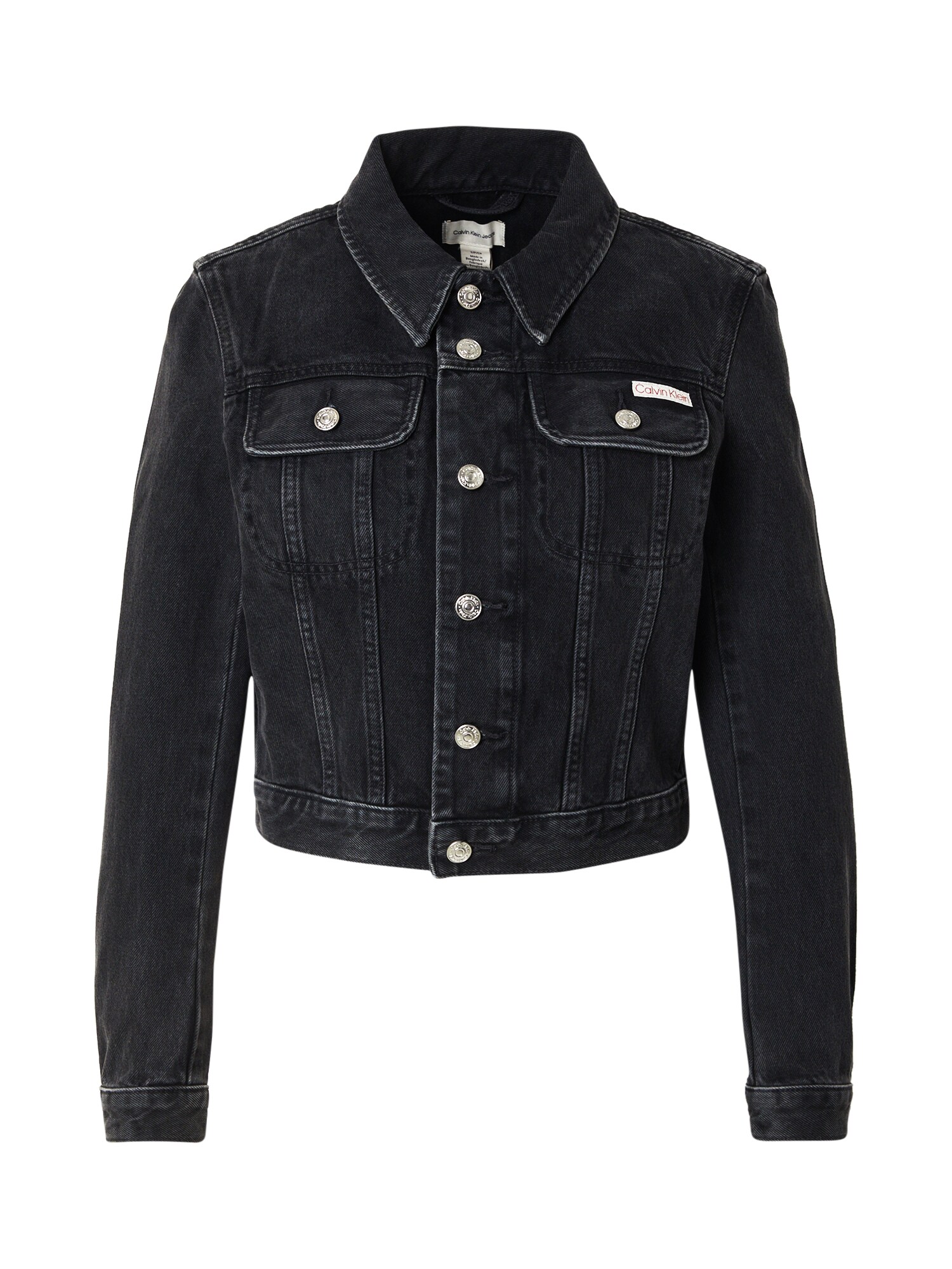 Calvin Klein Jeans Geacă de primăvară-toamnă '90S'  negru denim