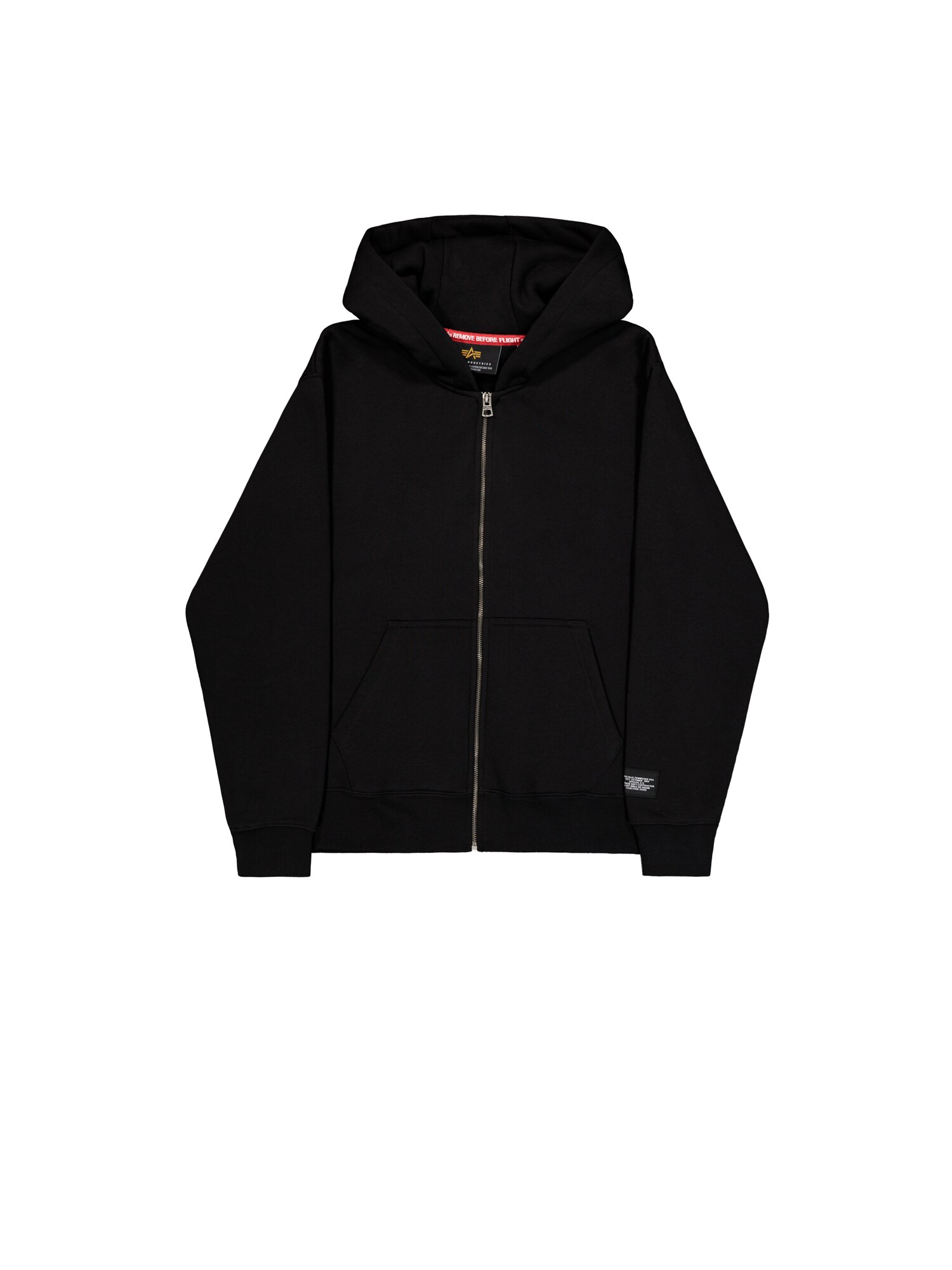 ALPHA INDUSTRIES Bluză de molton  negru