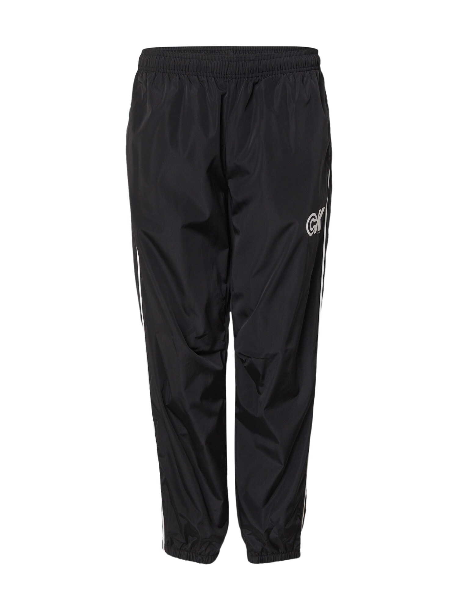 Calvin Klein Jeans Pantaloni  negru / alb