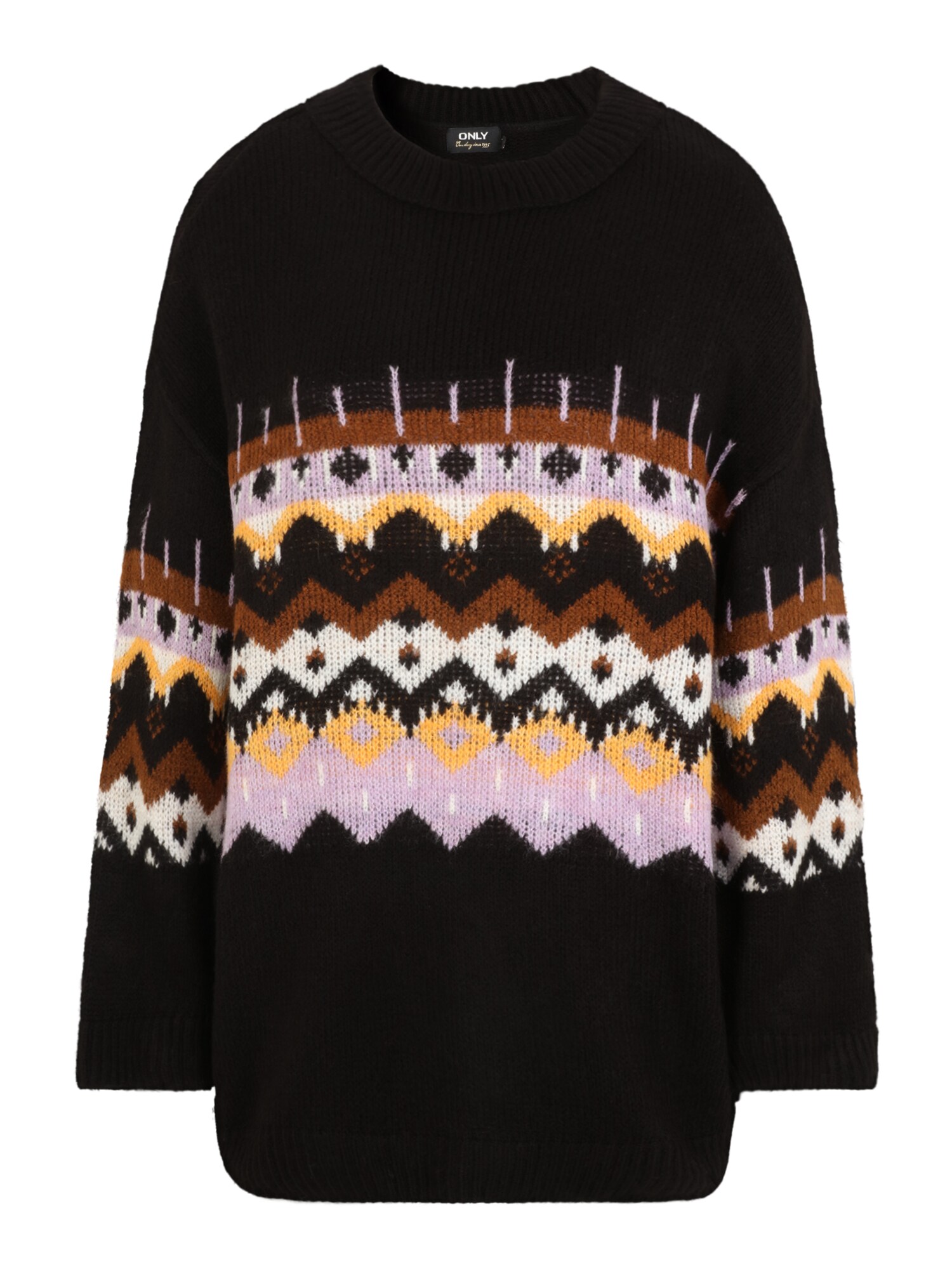 Only ONLY Pullover 'MYRLA' mischfarben / schwarz