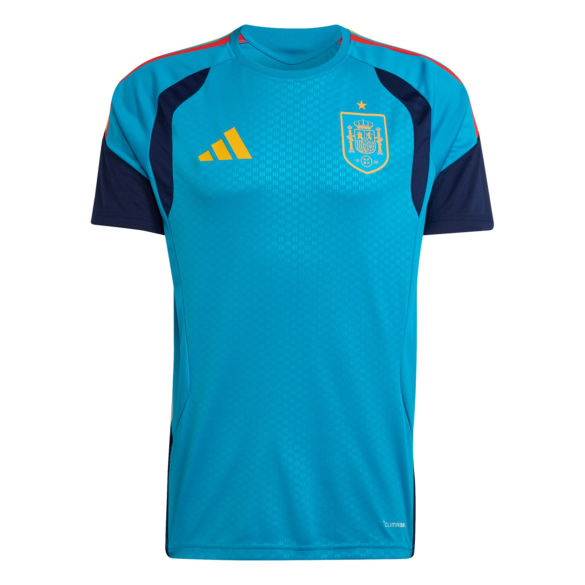 ADIDAS PERFORMANCE Tricot RFEF  azur / albastru închis / galben / roșu intens