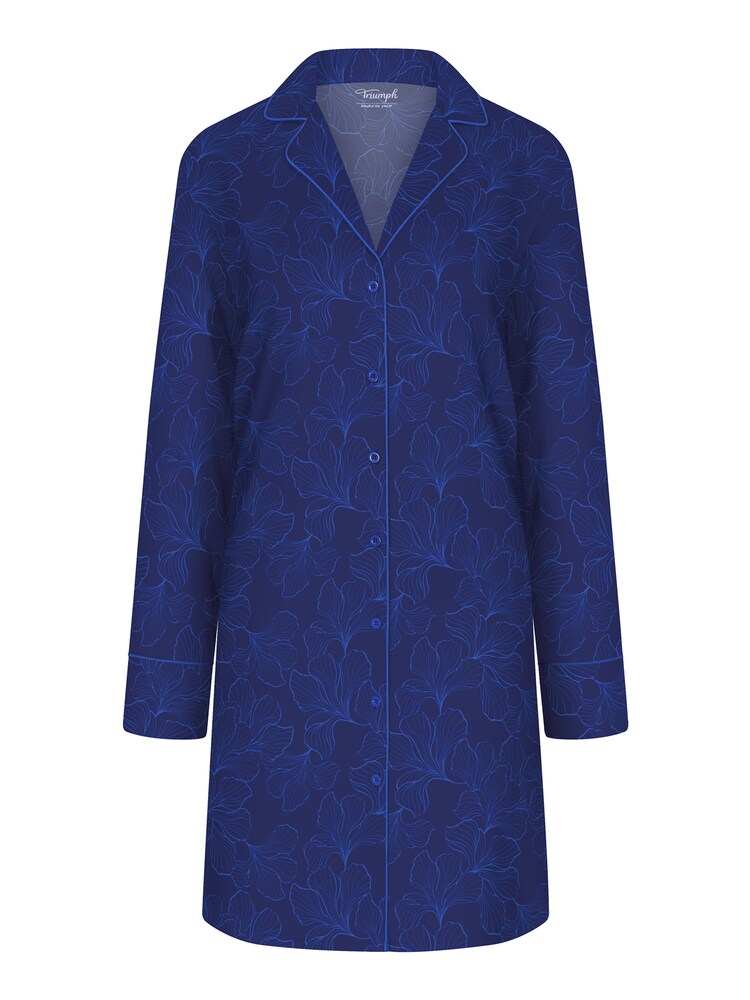 TRIUMPH Nachthemd ' Boyfriend Fit ' Damen Größe L blau