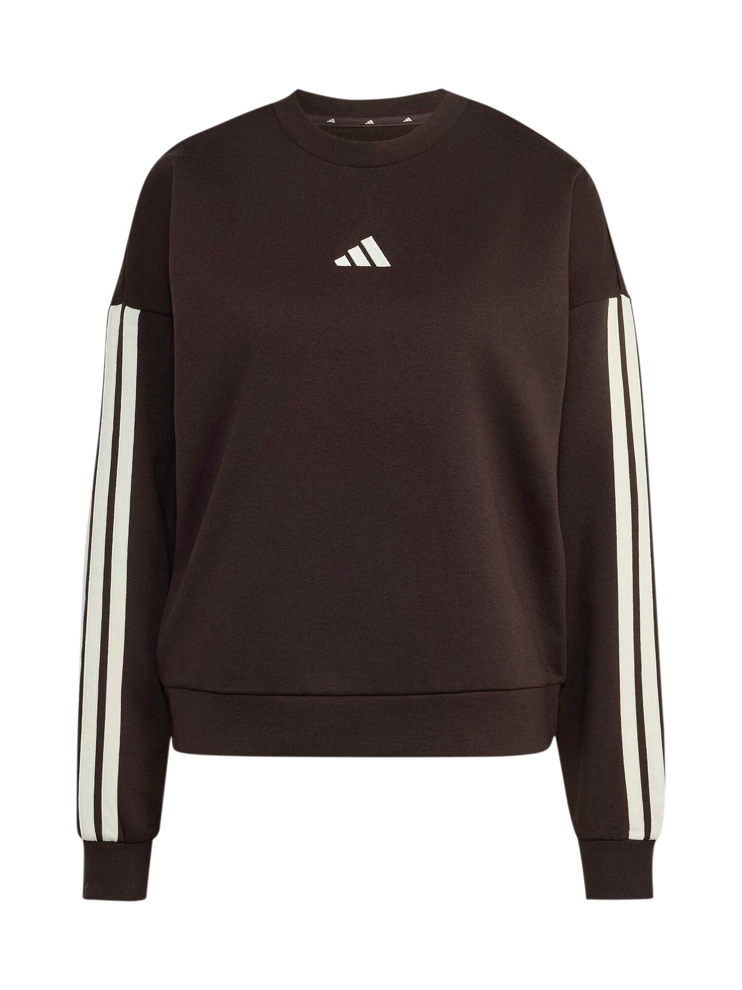 ADIDAS SPORTSWEAR Športová mikina 'Essentials'  čokoládová / biela