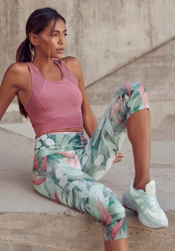 LASCANA ACTIVE, Sport top, lila, 5 kép a 6 közül