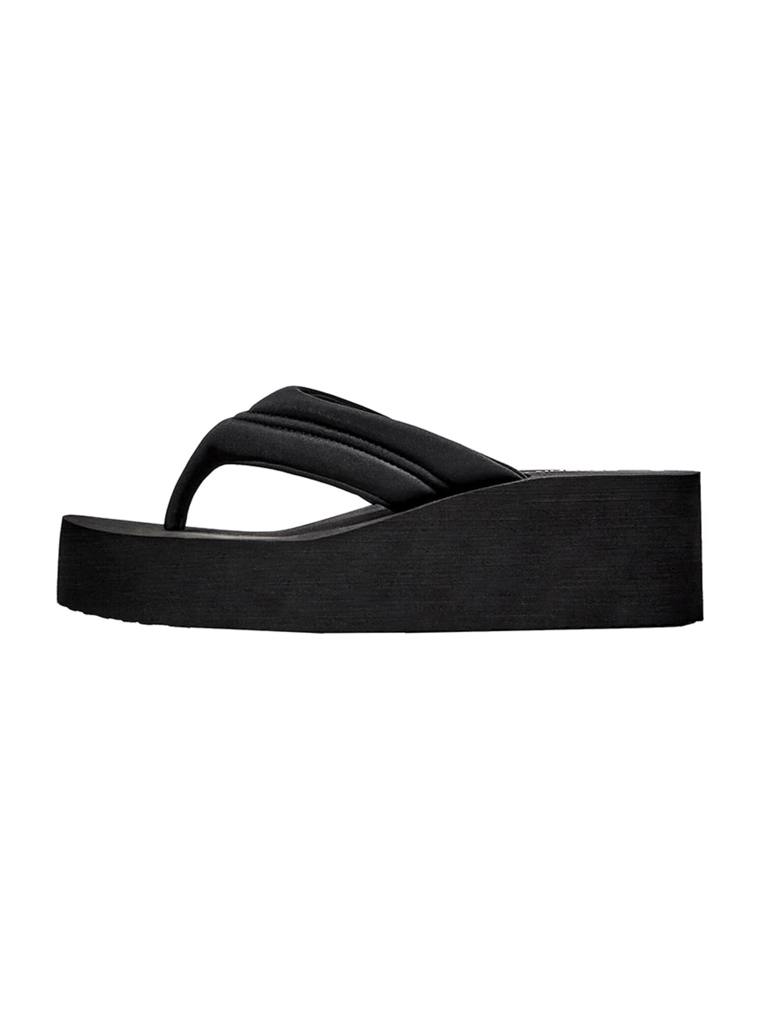 Bershka Ujjelválasztó-pántos szandál  fekete termék 2. képe