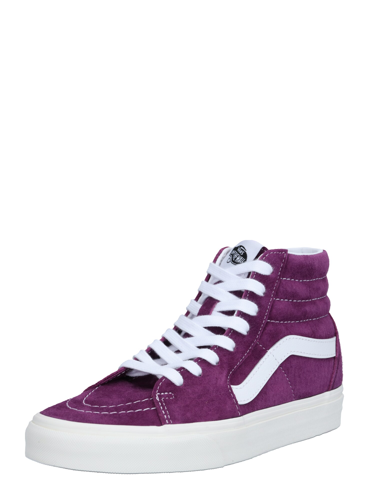 VANS Sportbačiai su auliuku 'SK8-Hi'  balta / tamsiai violetinė