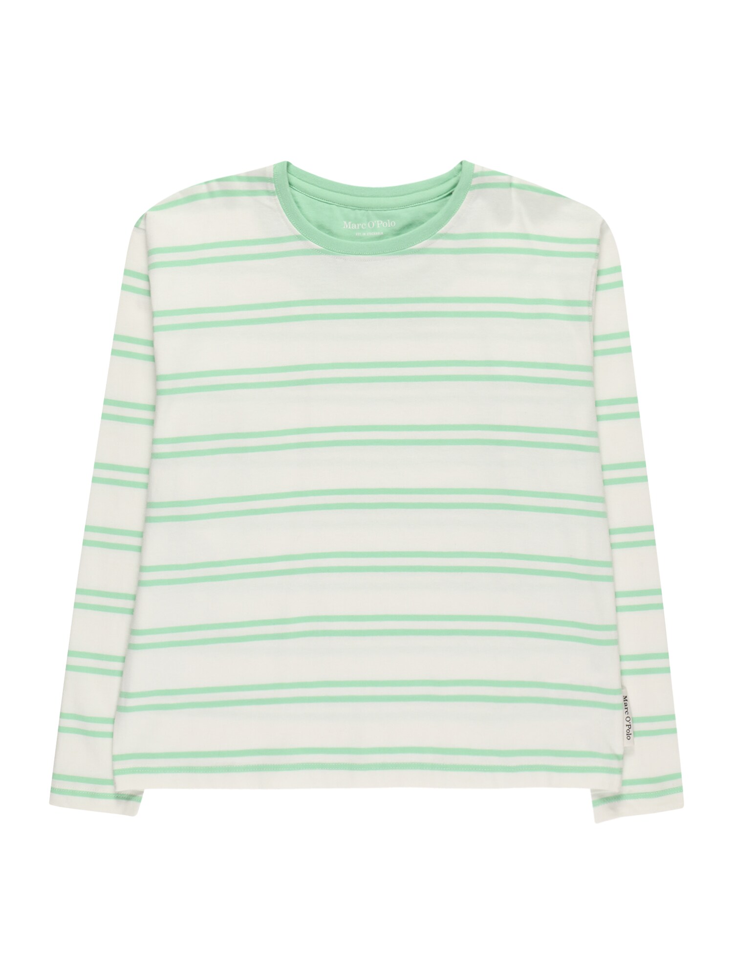 Marc O'Polo Junior Marškinėliai kremo / šviesiai žalia