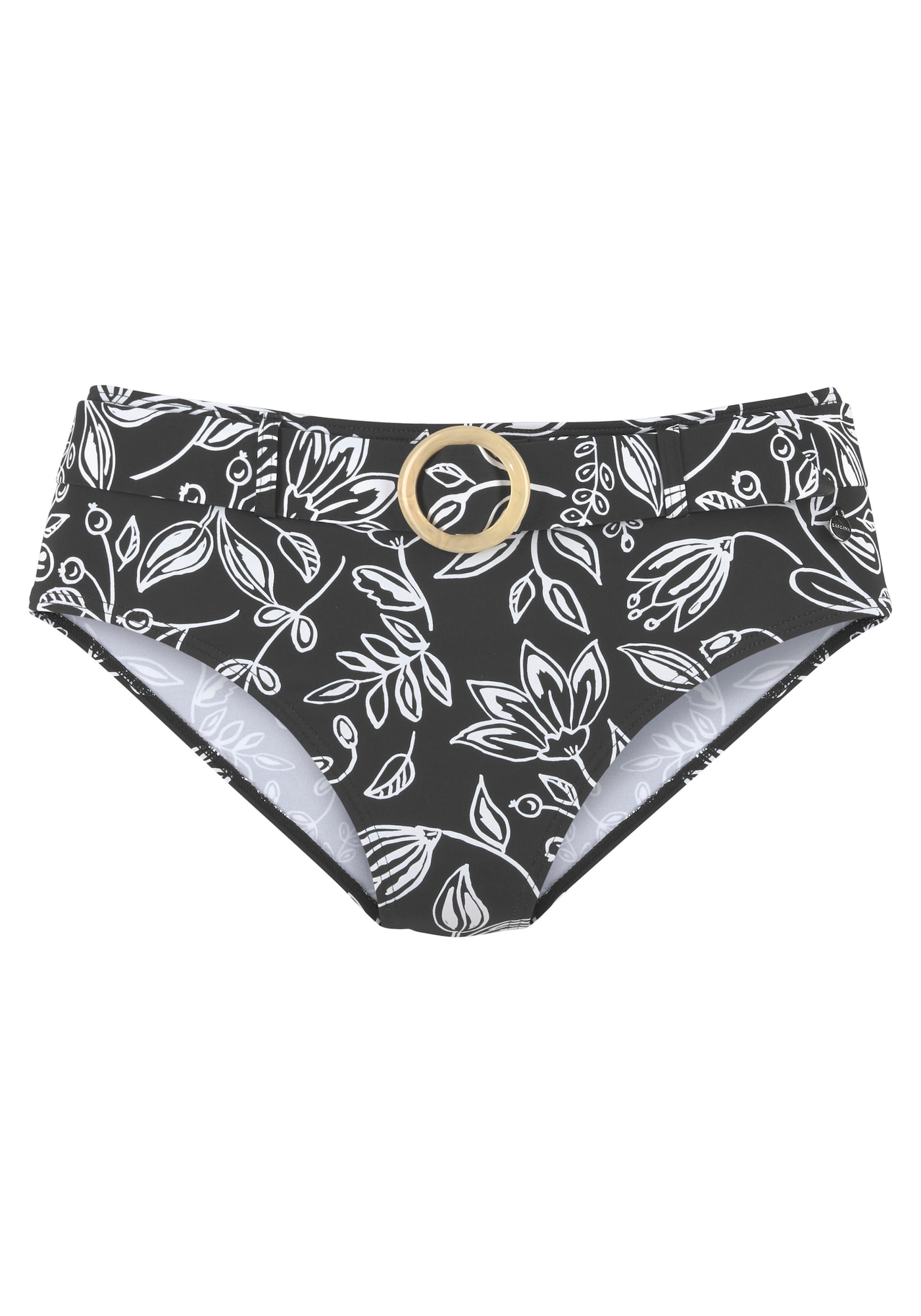 VIVANCE Slip costum de baie  negru / alb