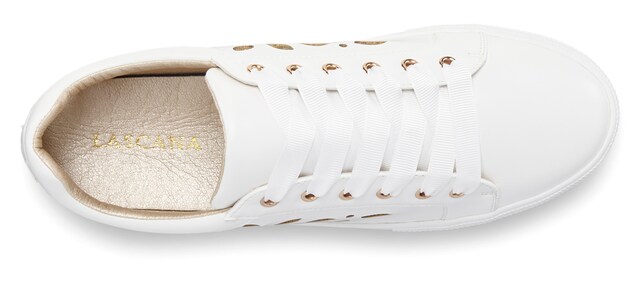 LASCANA, Rövid szárú sportcipők, fehér, 3 kép a 6 közül