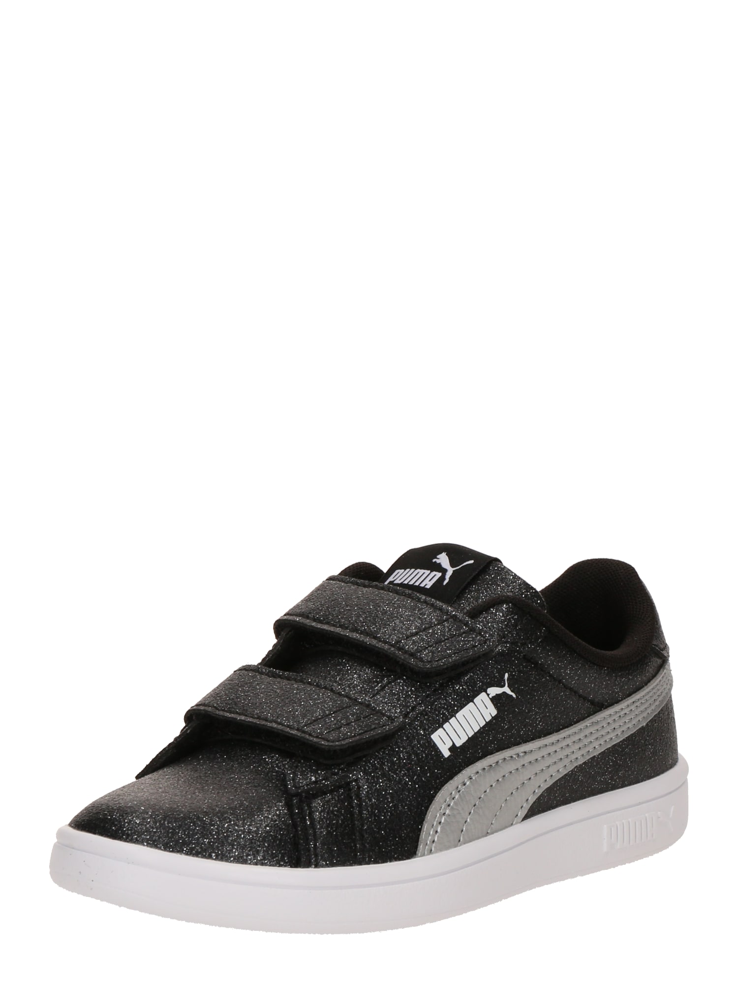 PUMA Sneaker  negru / argintiu