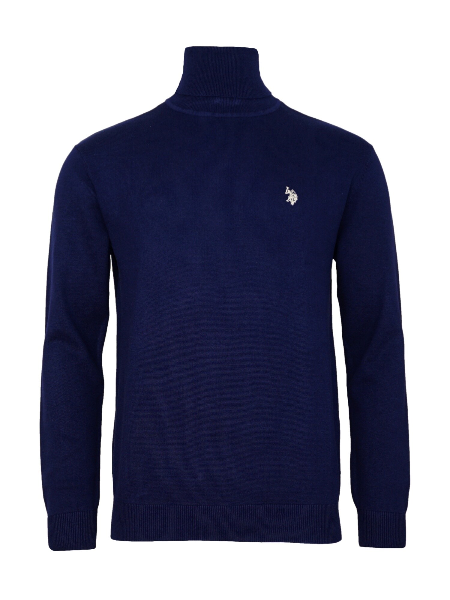 U.S. POLO ASSN. Pulover  albastru închis / alb