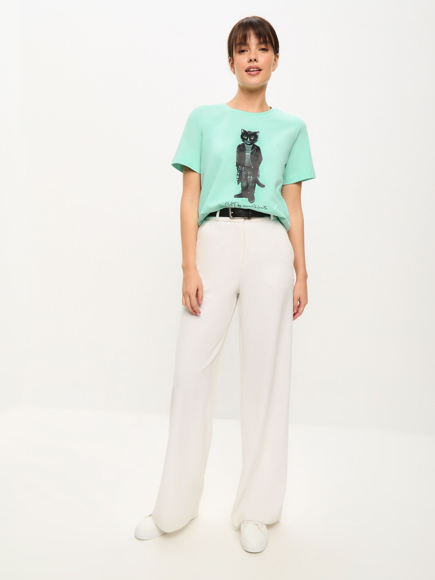 Thumbnail - CAT by Maniita Lacitta T-Shirt ROCKER CAT