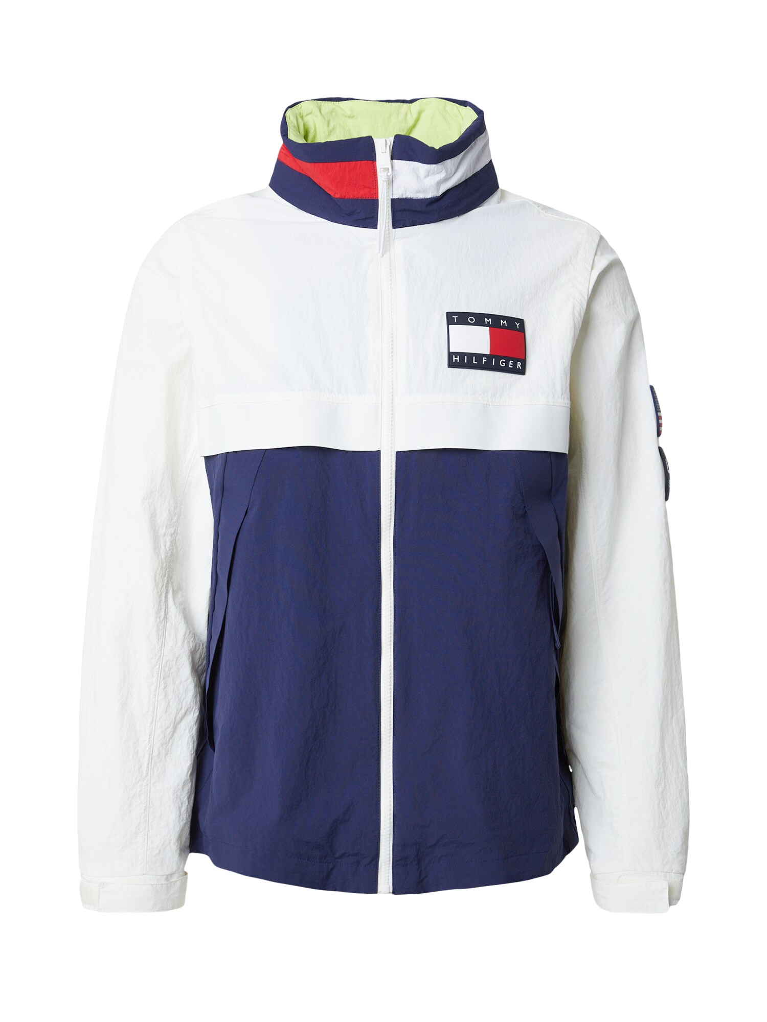TOMMY HILFIGER Geacă de primăvară-toamnă  bleumarin / alb