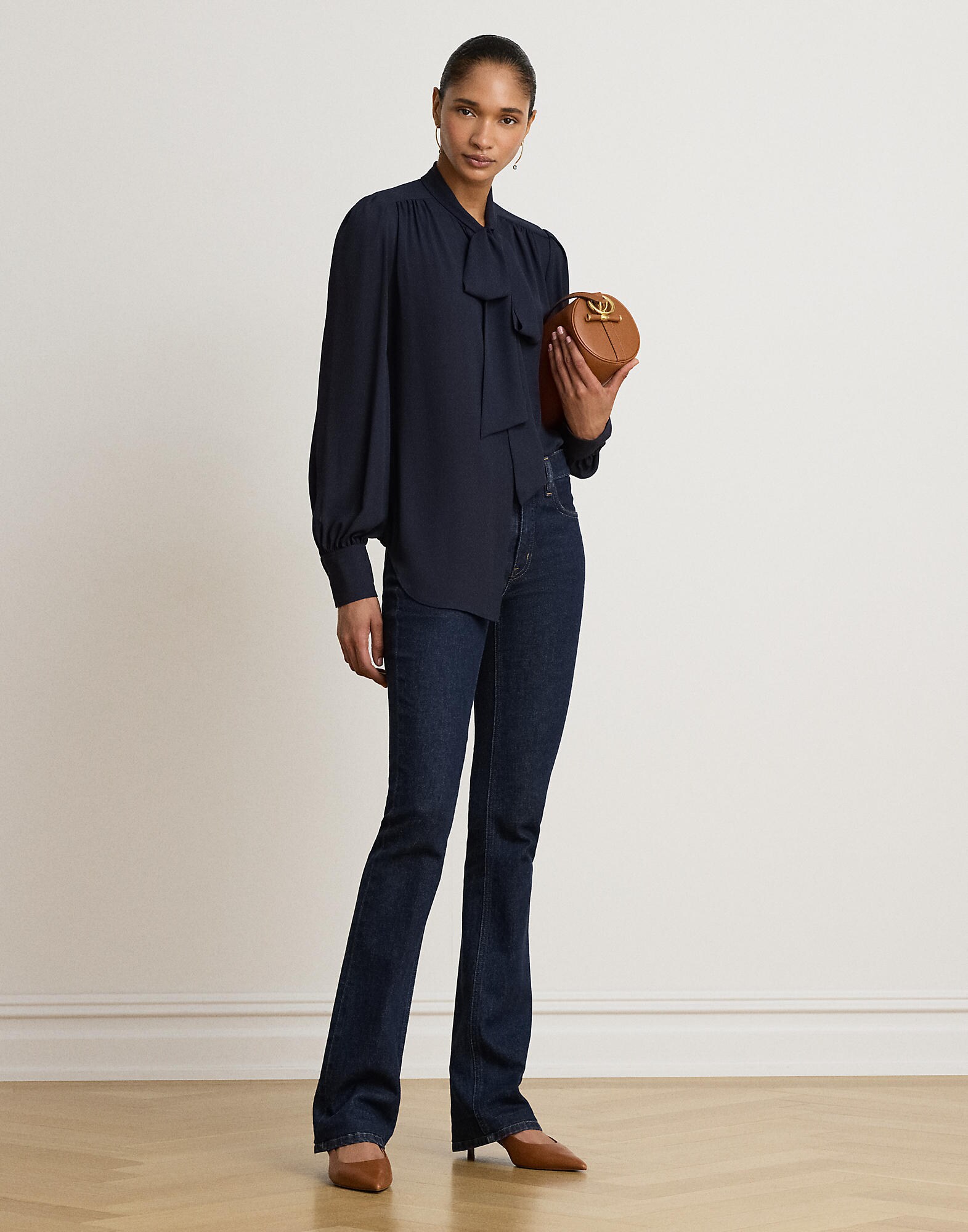 Lauren Ralph Lauren Blusa navy – imagen 4