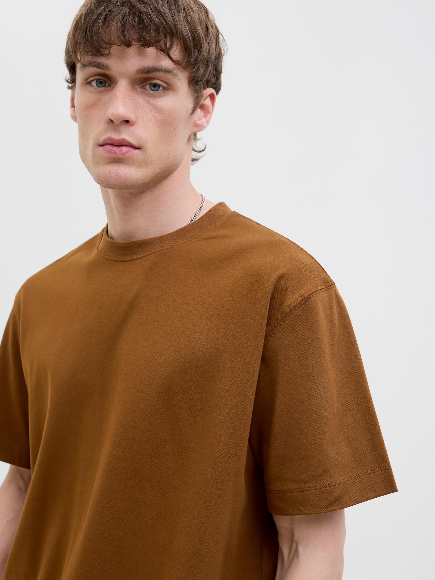 JACK & JONES Tričko 'JJEUrban Edge' koňaková (obrázok 6)