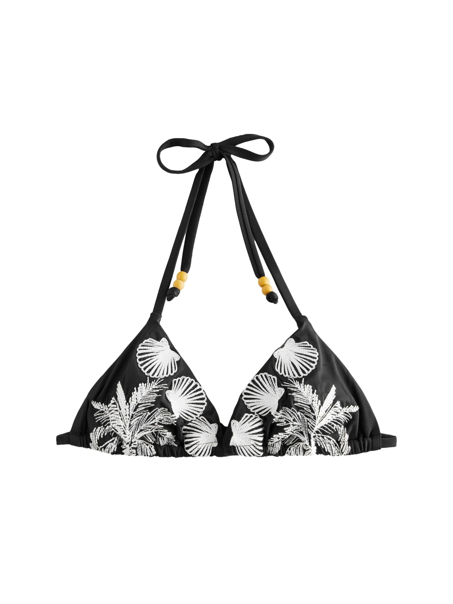 Next Sutien costum de baie  negru / alb murdar